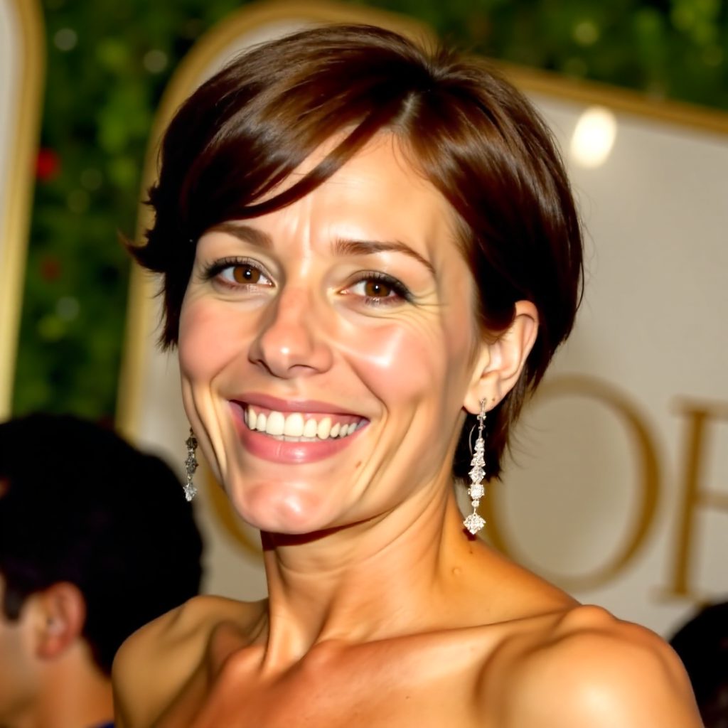 mandy moore short sleek hairstyle