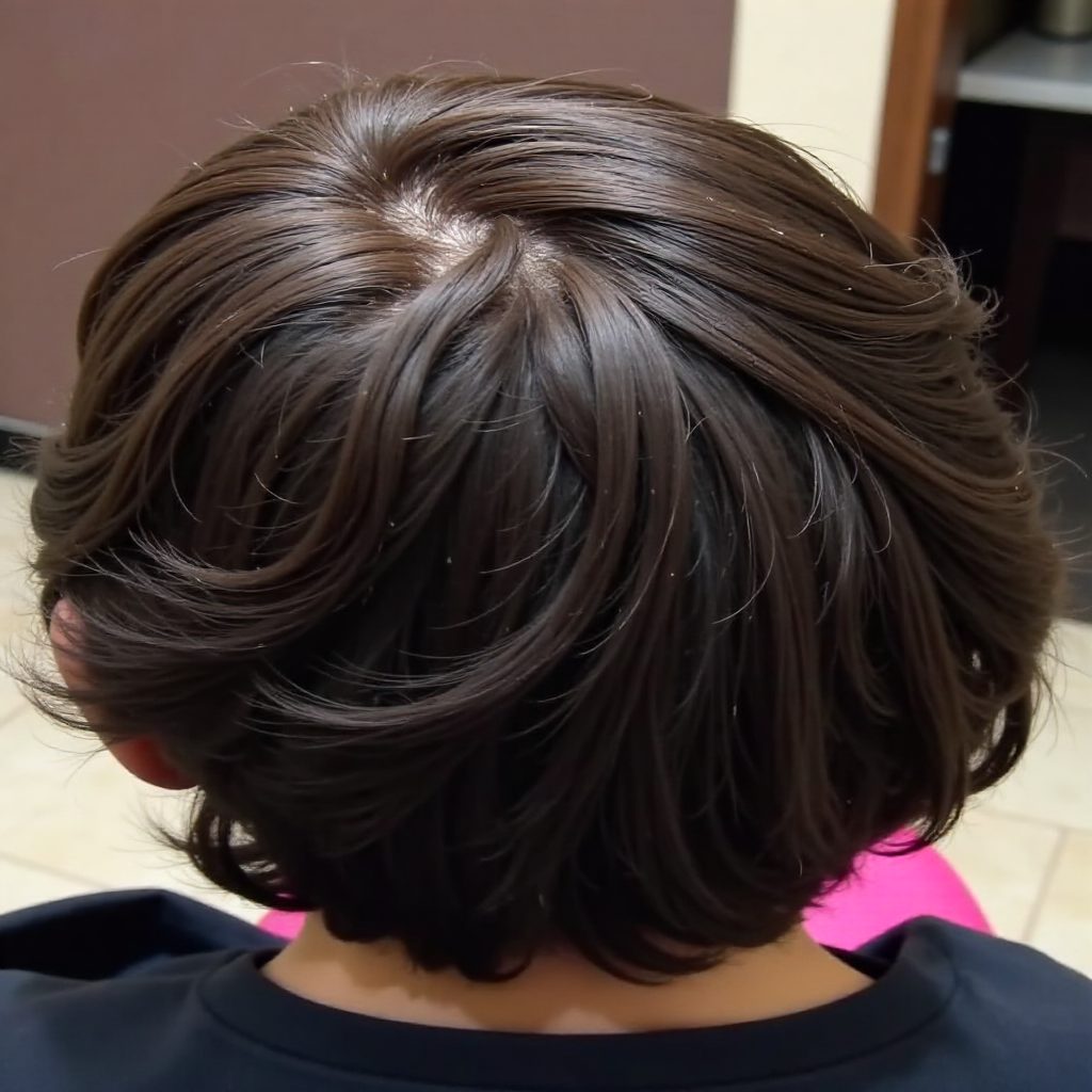 Box Braids Bun Updo