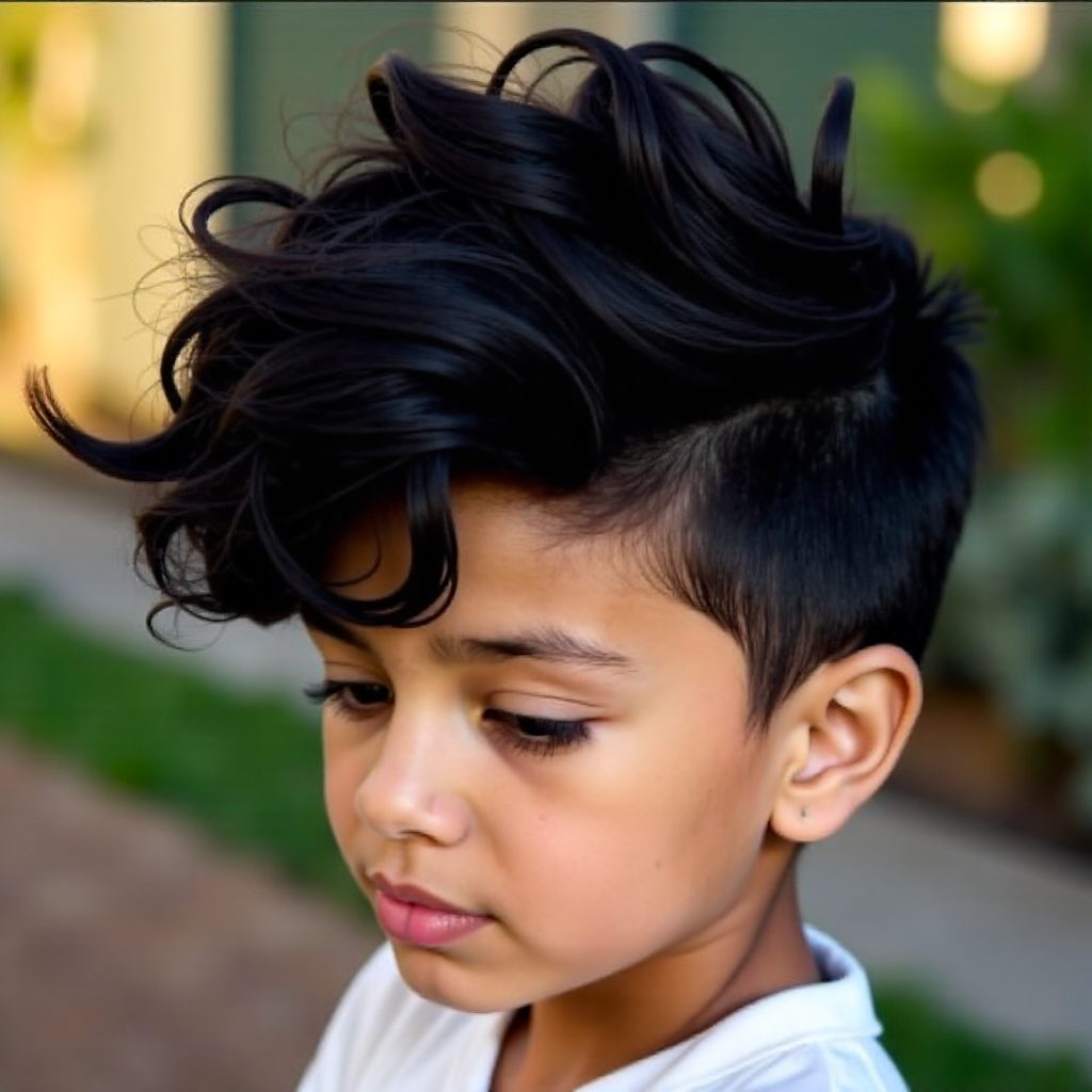 mohawk updo for natural hair