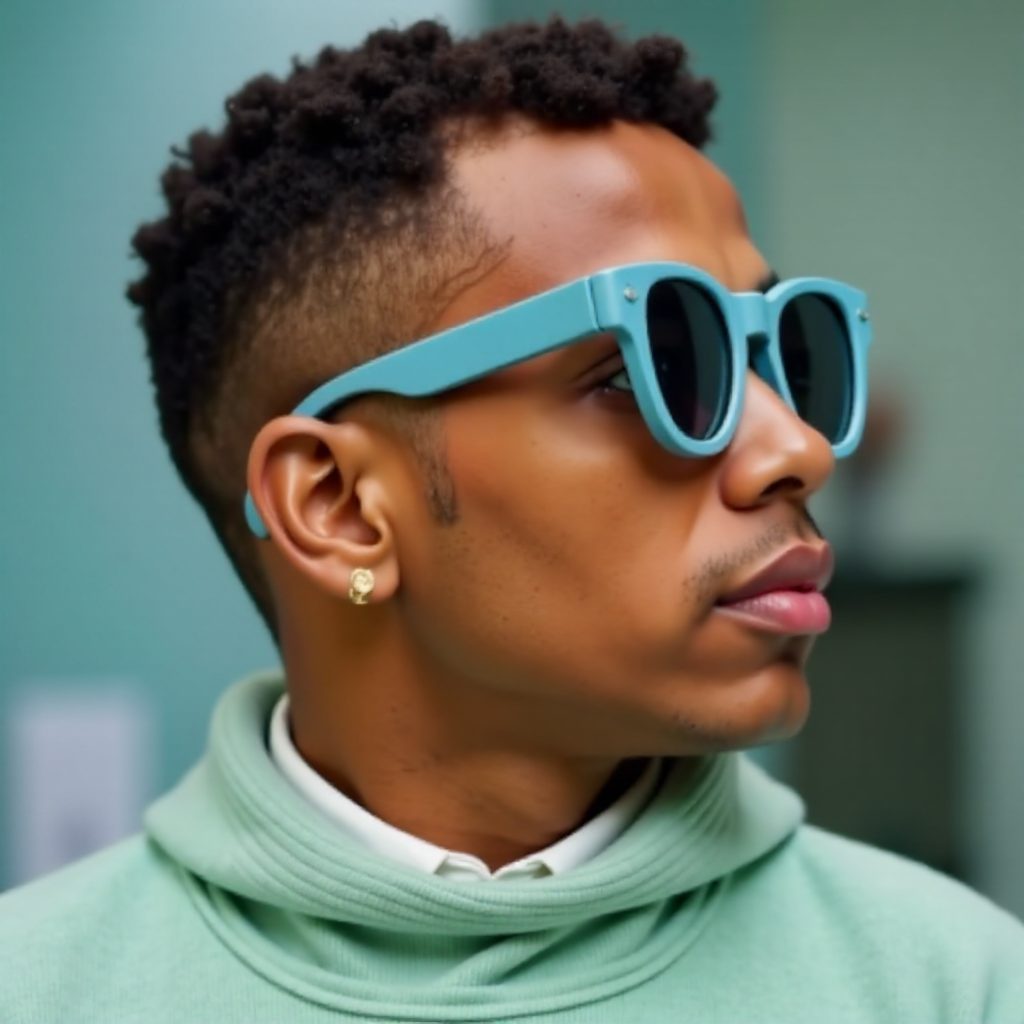 very short women's mohawk for natural hair