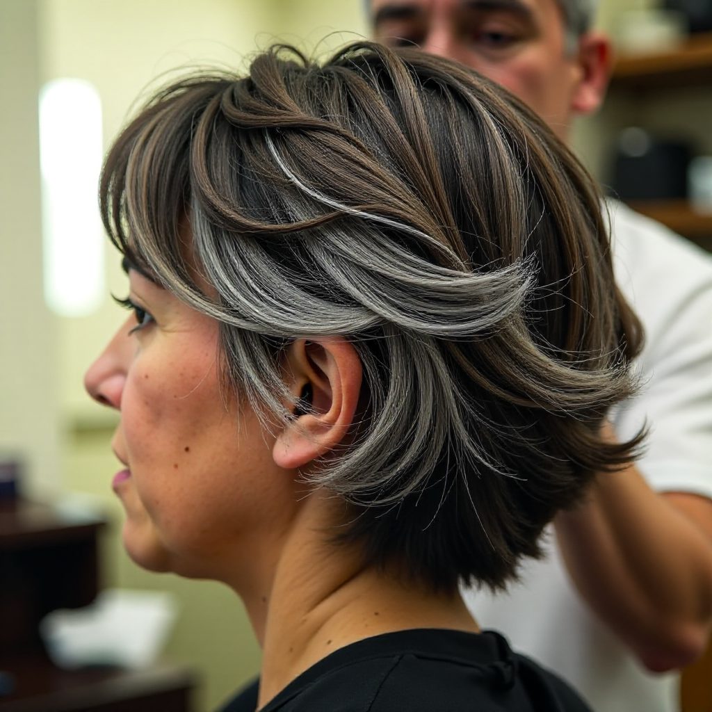 Intricated Mohawk with Locks and Twists