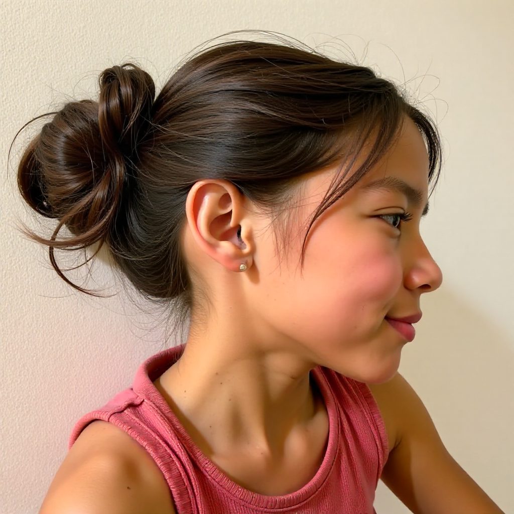 Short Tapered Frohawk Style