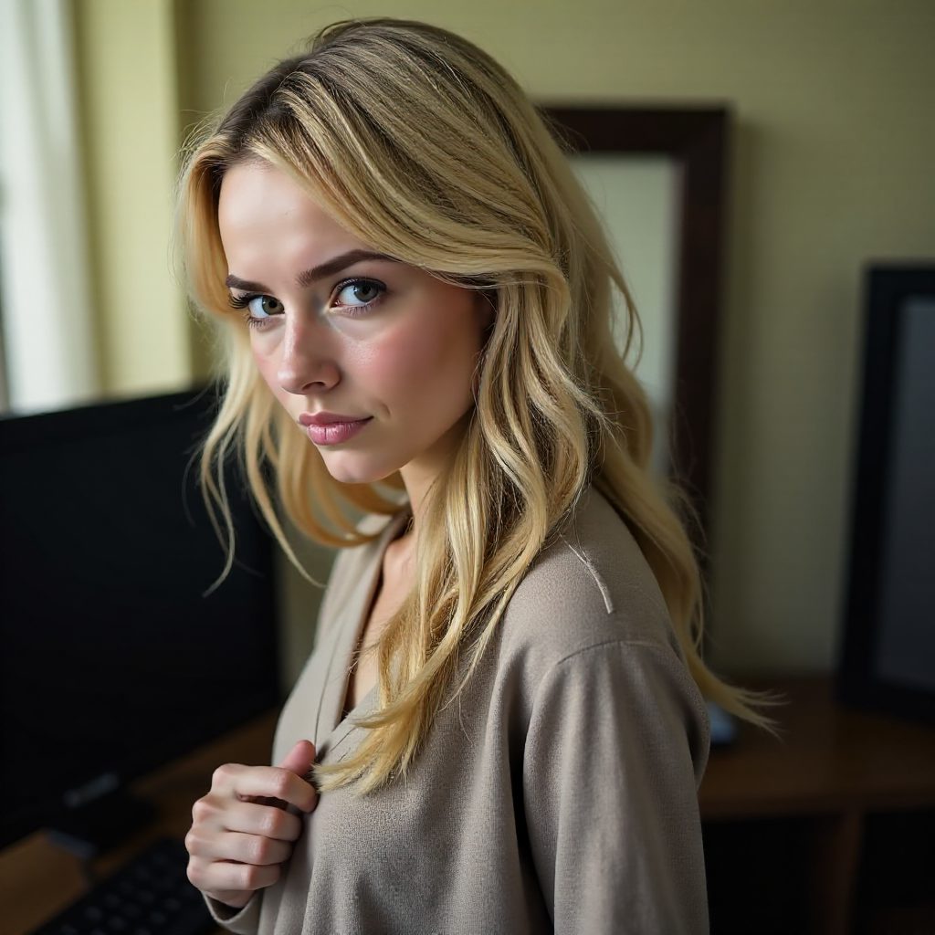 Braided Half Updo With A Bouffant