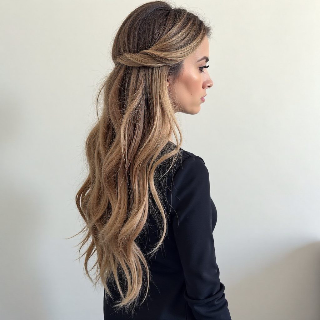 Long Messy Boho Braid