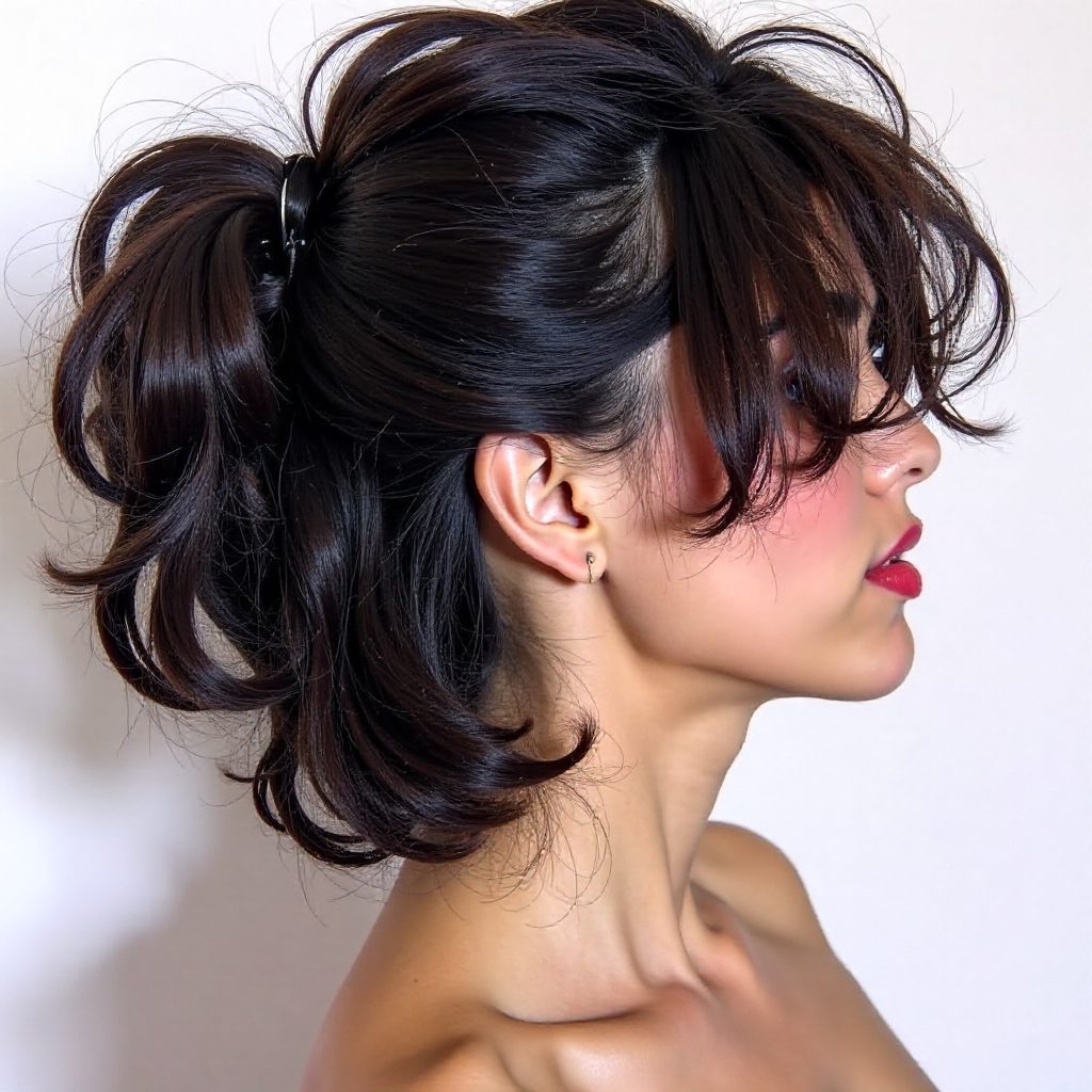 Sexy Tousled Curly Mohawk