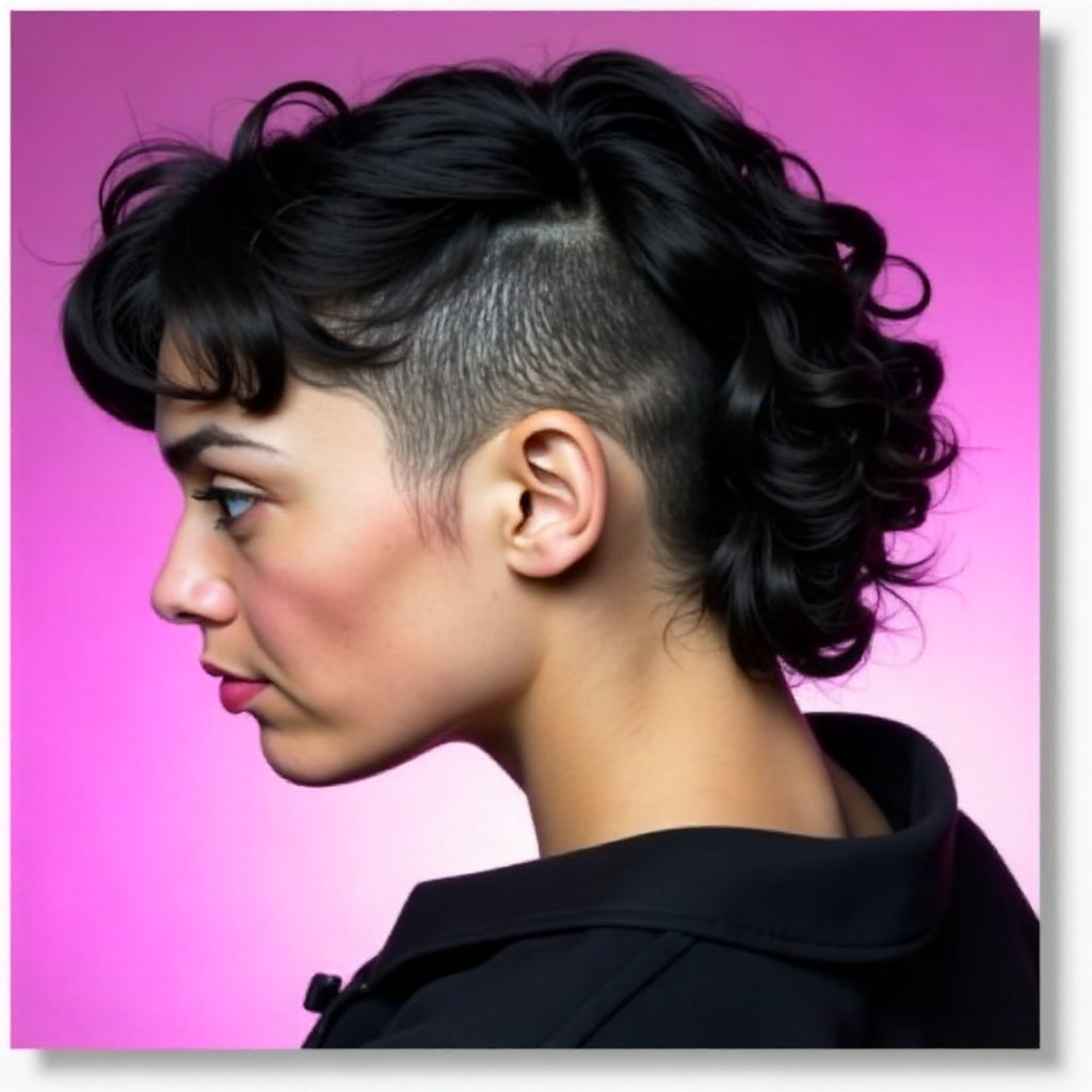 elegant braided fauxhawk for natural hair