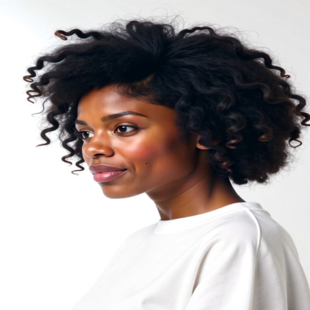 Solange Knowles natural hairstyle