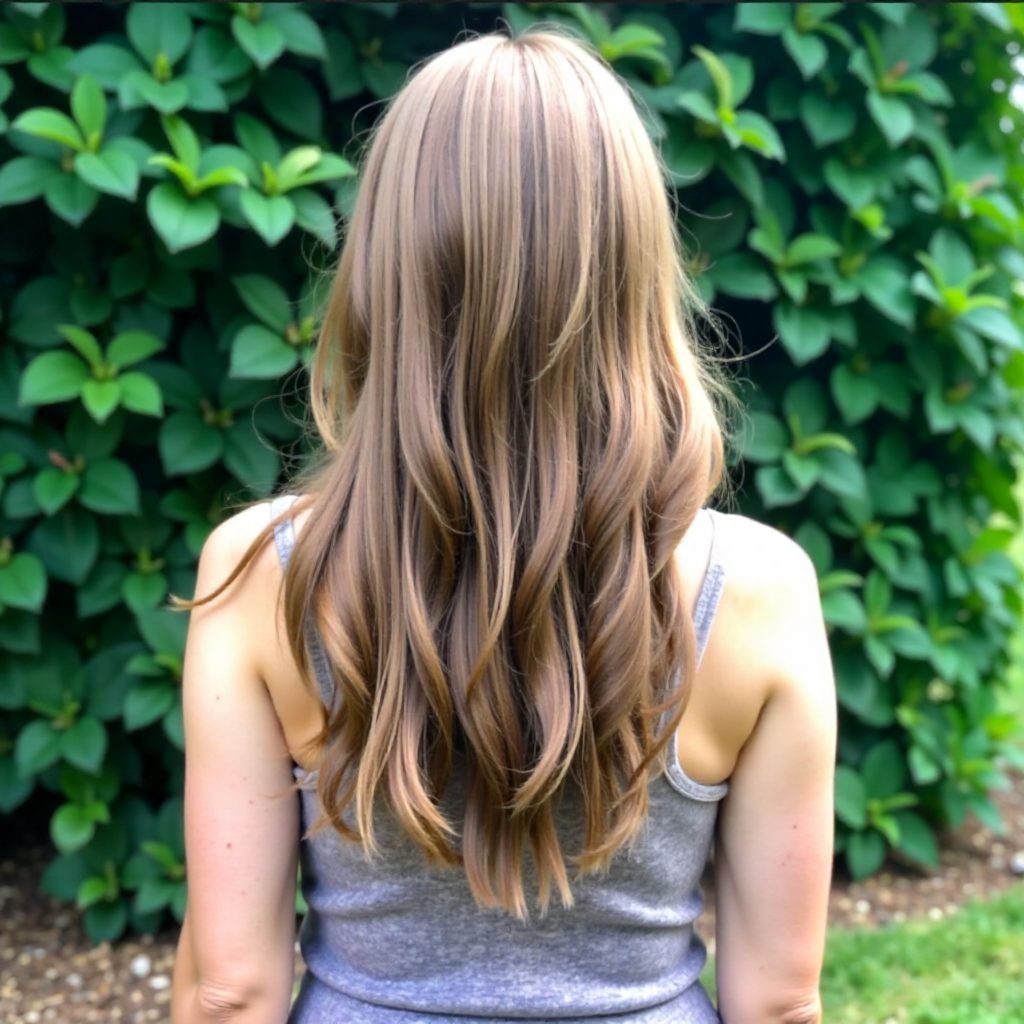Bun Half Updo for Long Curly Hair