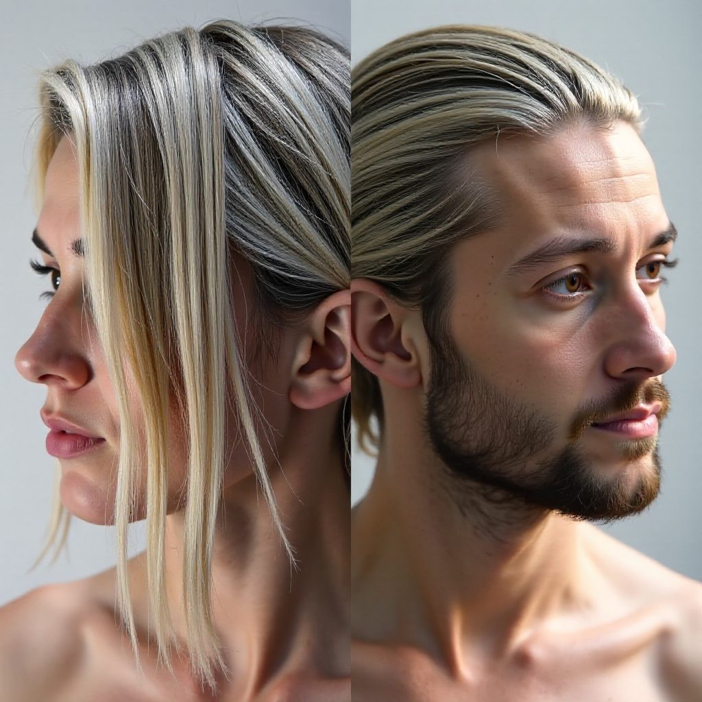Low Bun Updo for Short Hair