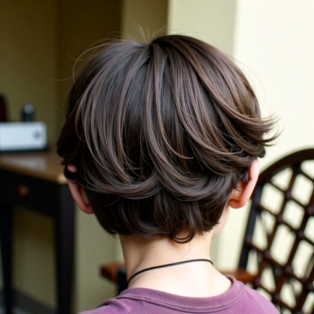 Asymmetrical Braided Bun