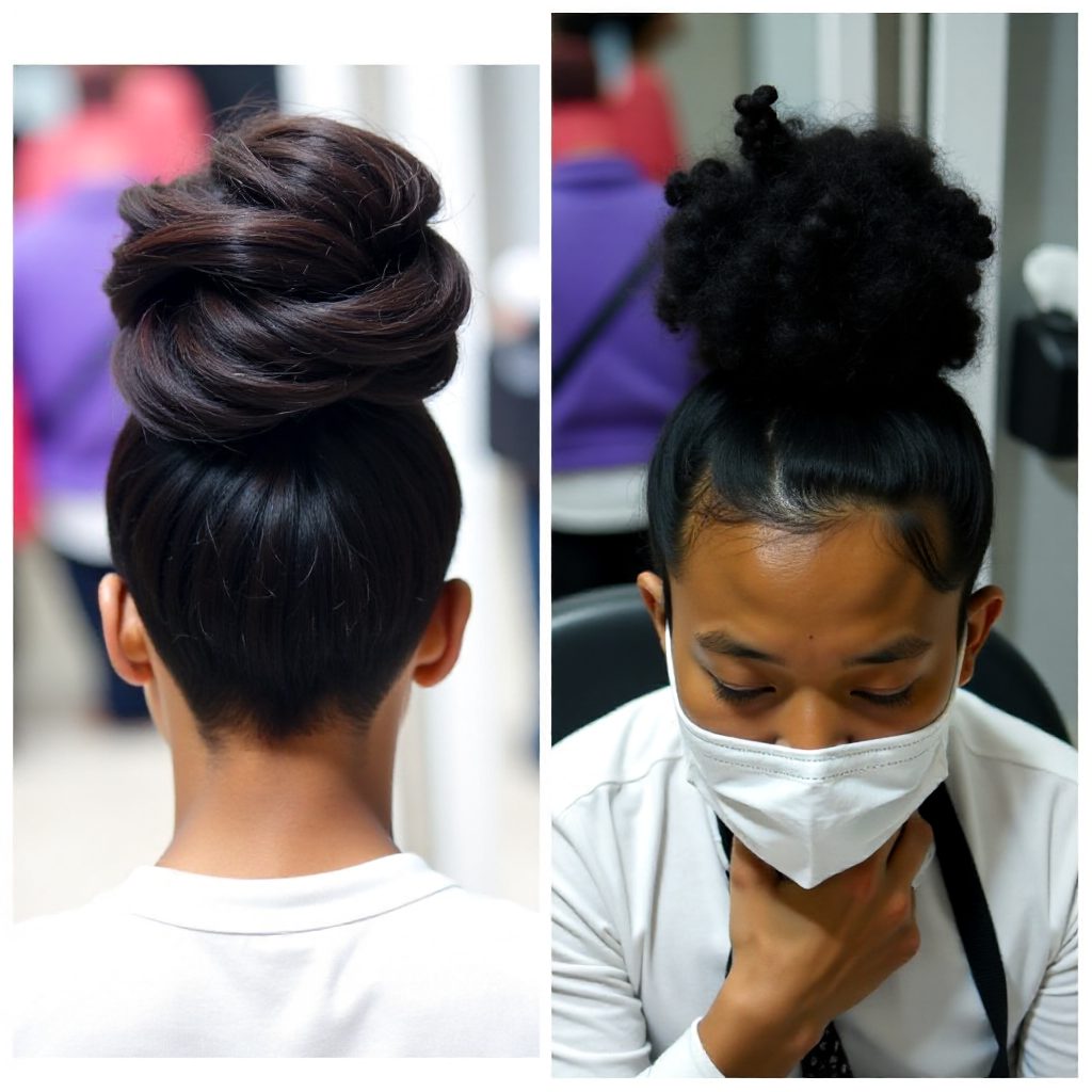 Bun Hairstyle for Natural Hair