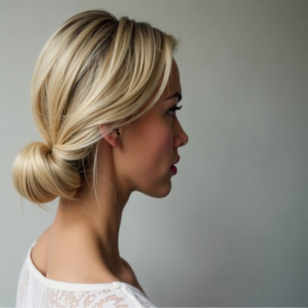 easy curly updo for long hair