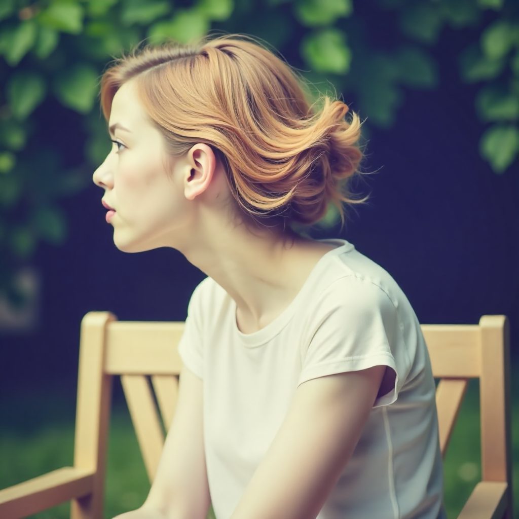 casual curly updo