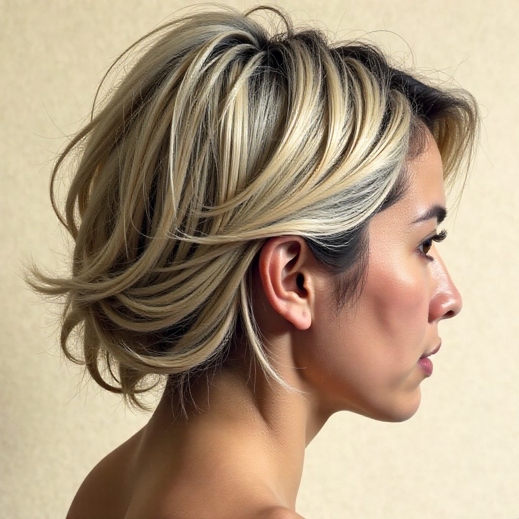 Messy Headband Braid Updo