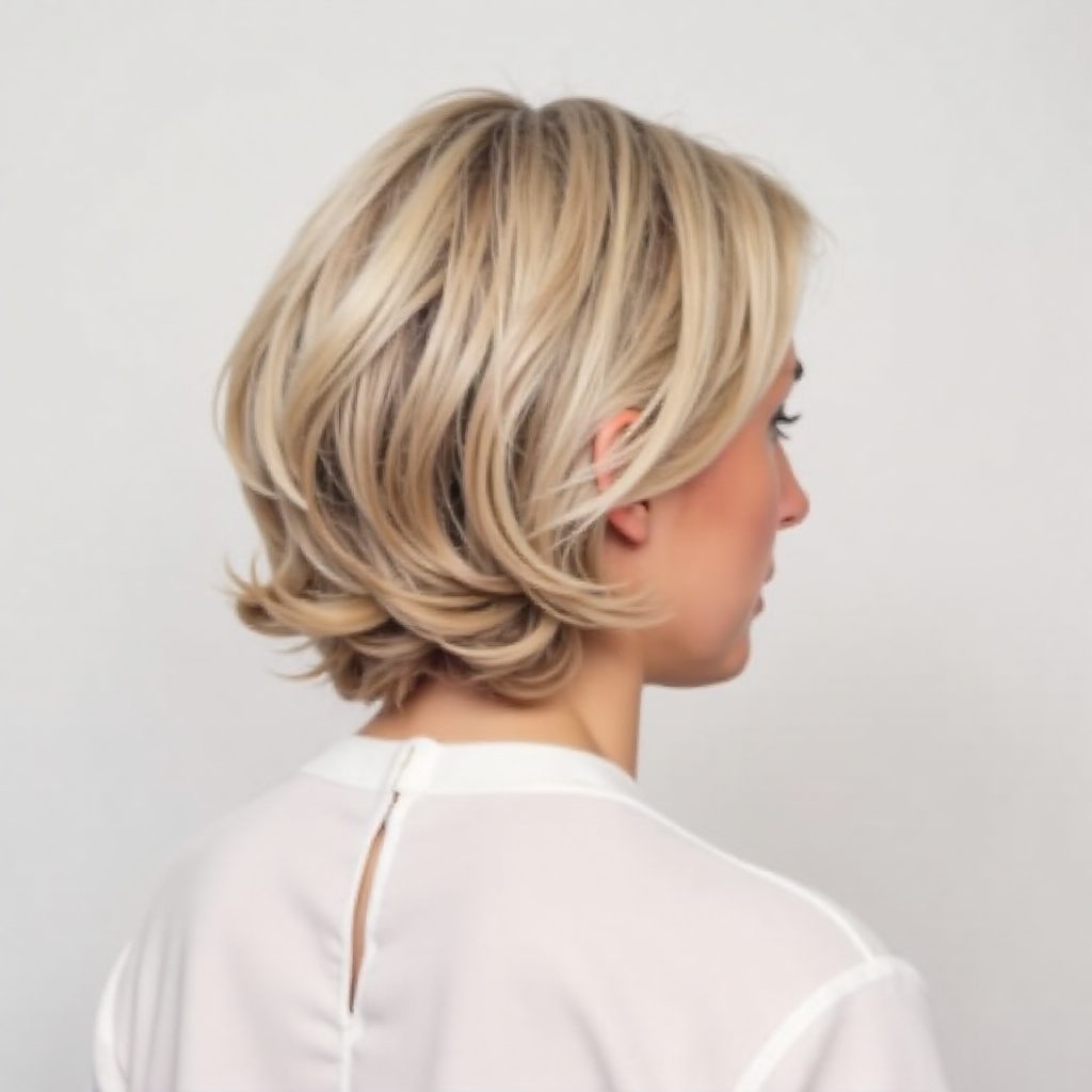 Low Twisted Bun For Long Hair