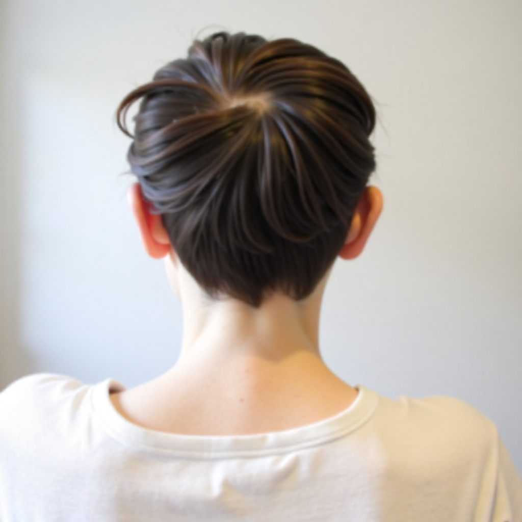 casual bow bun updo