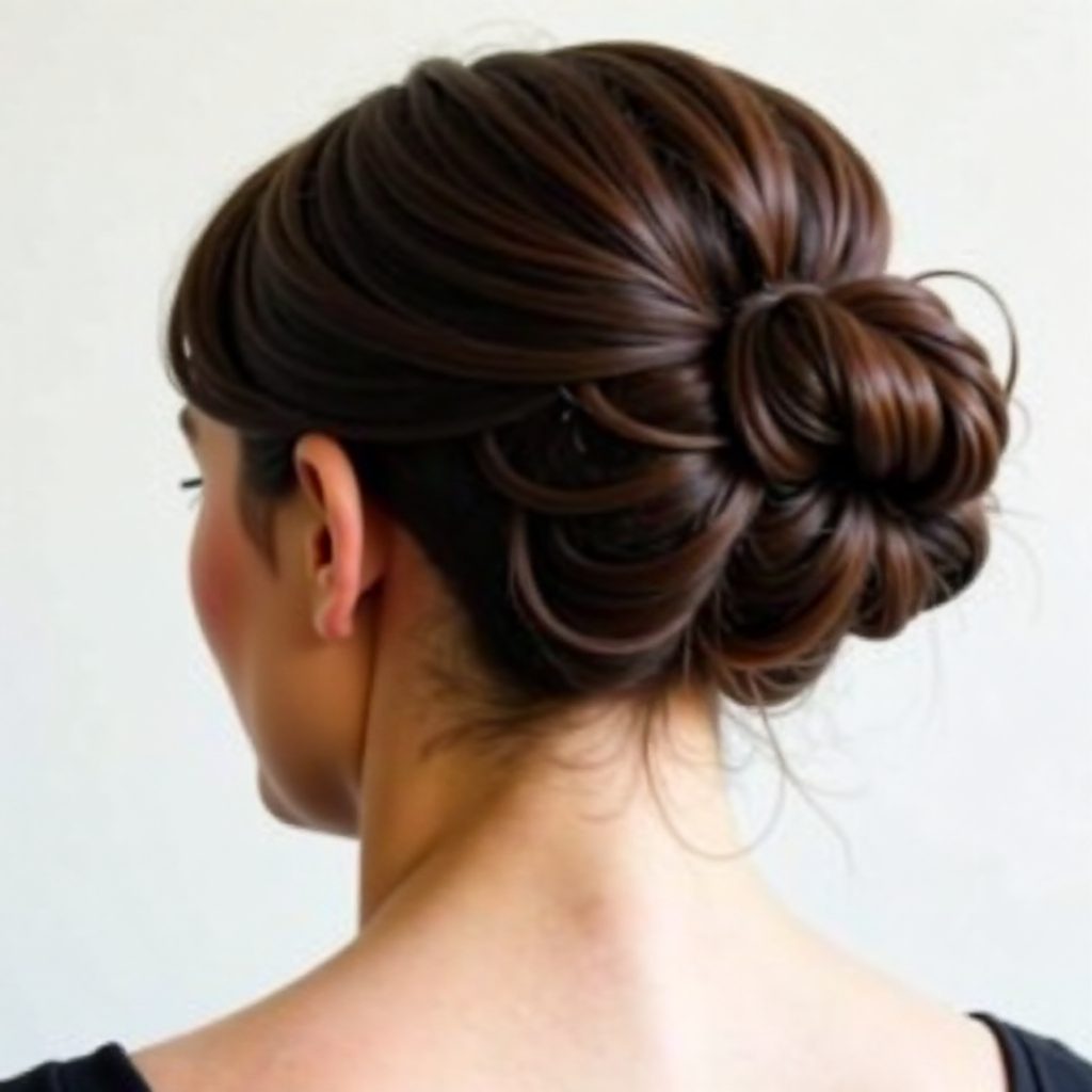 braided bun updo