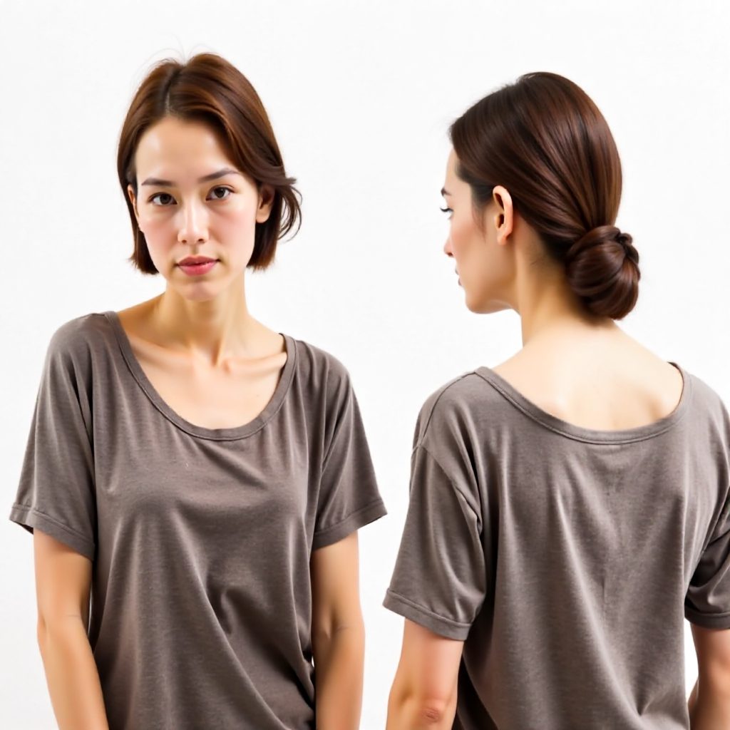 cute loose updo