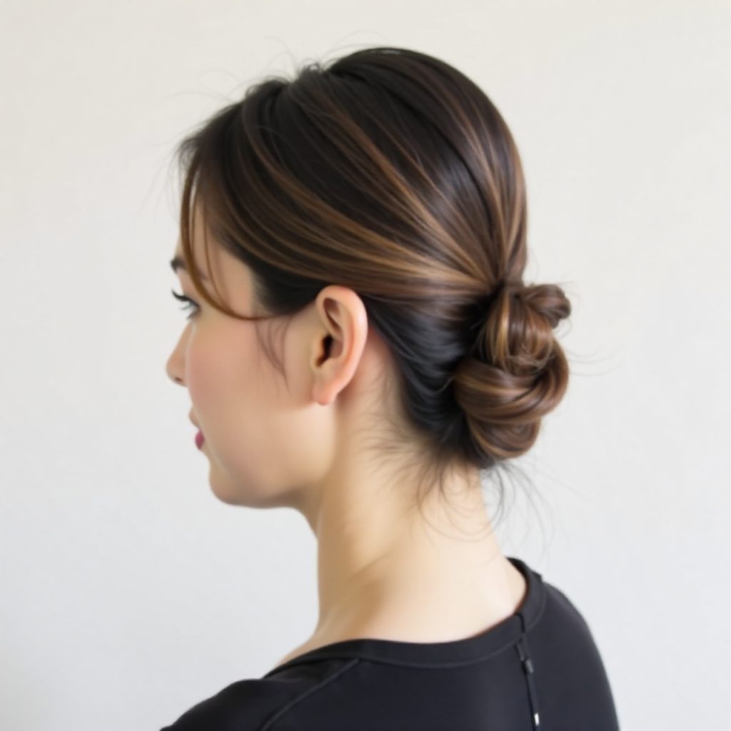 loose knot updo