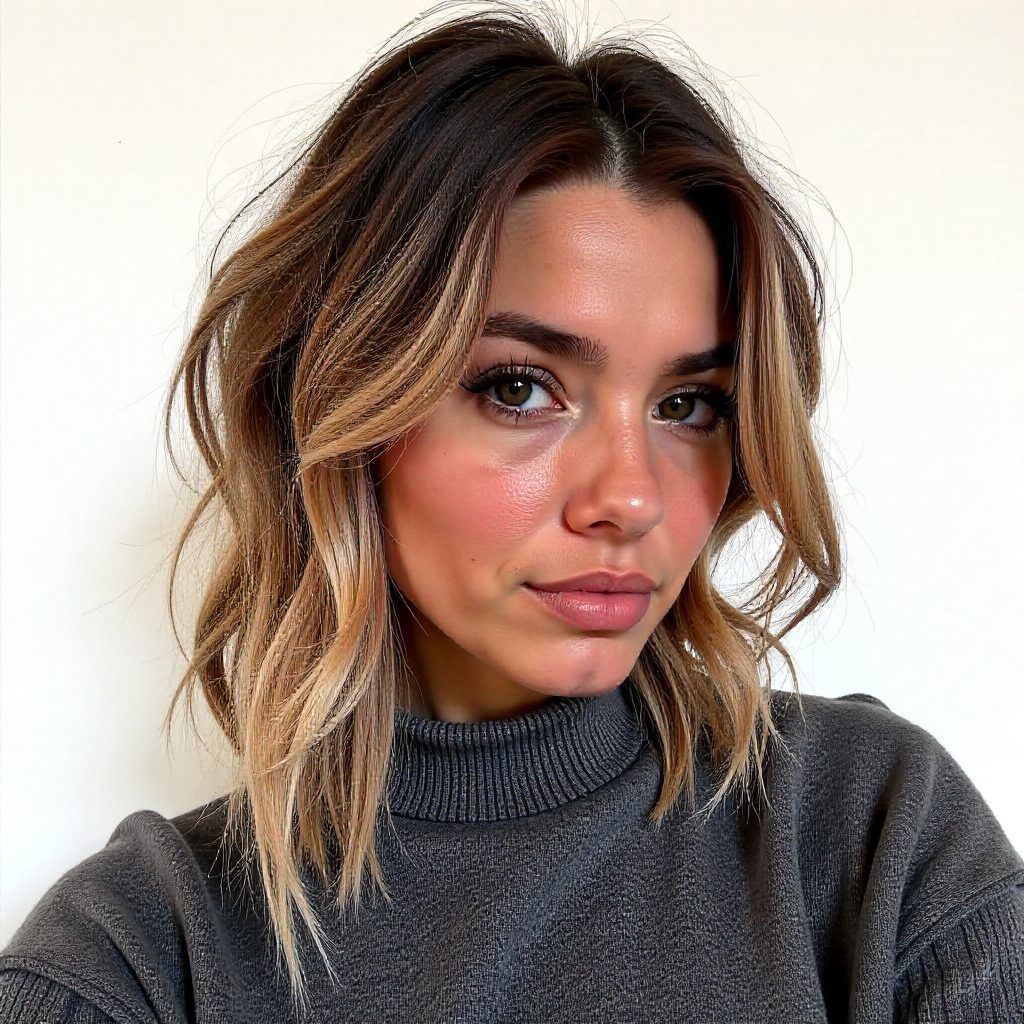Casual Messy Bun For Shorter Hair