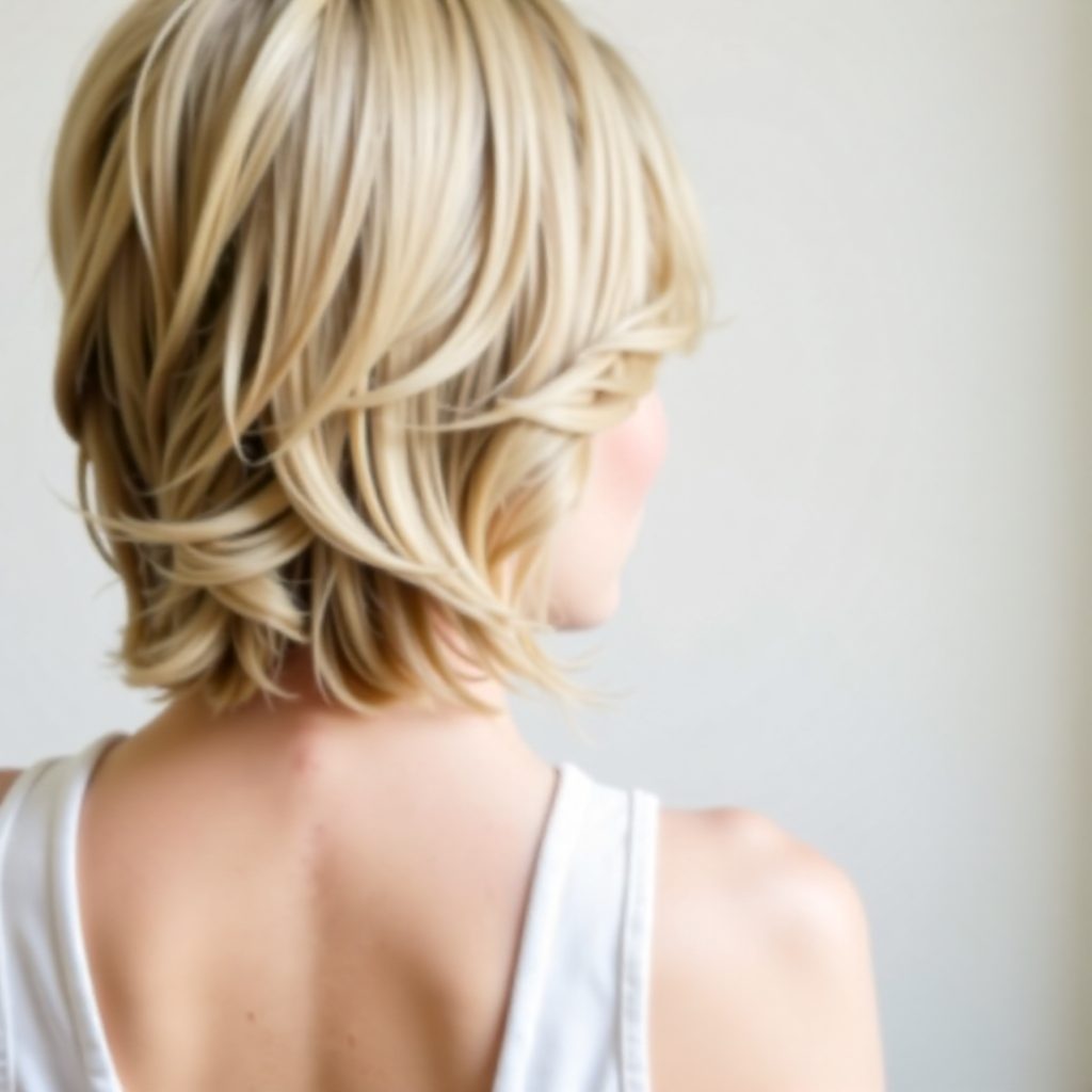 cute loose braided updo