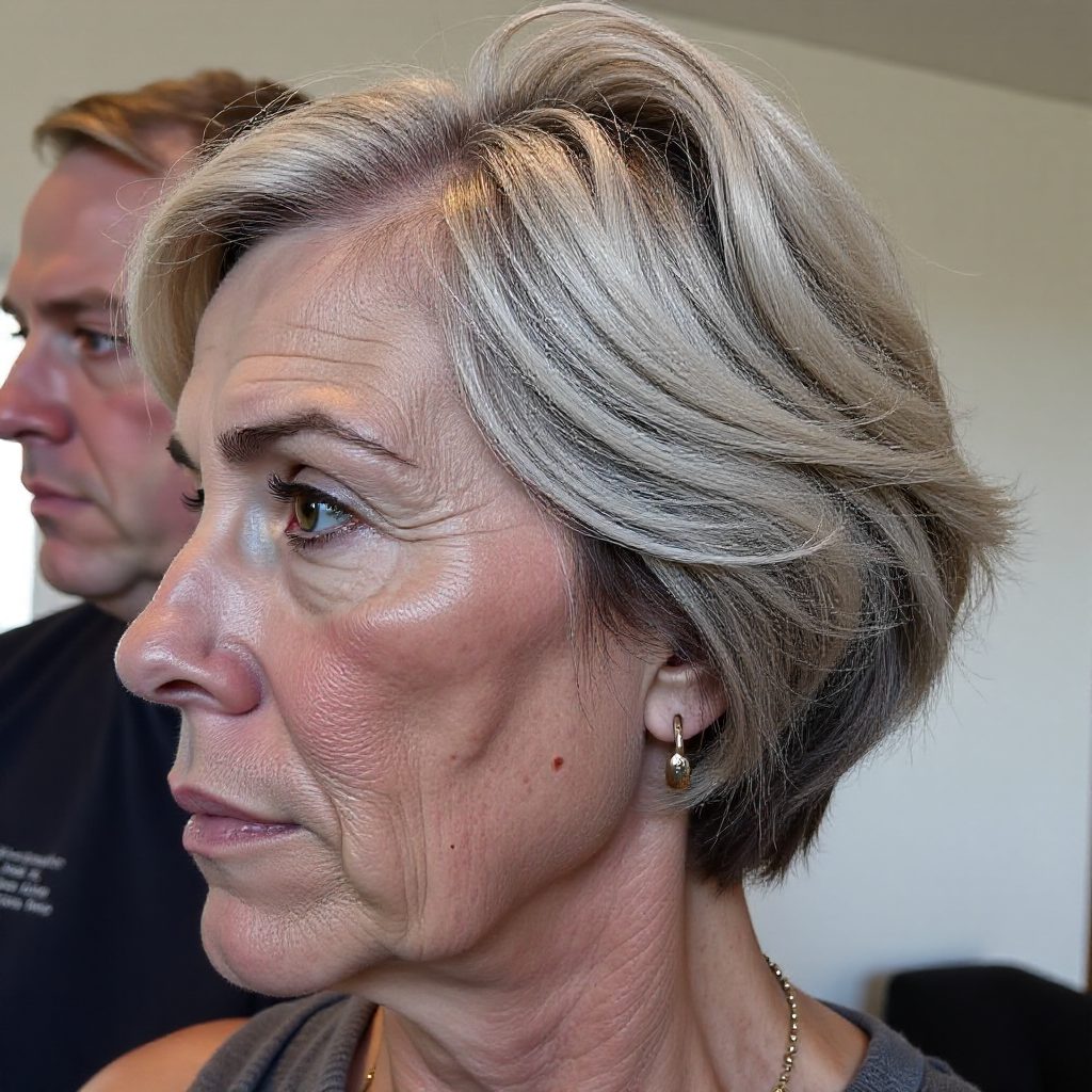 Low Messy Bun Updo