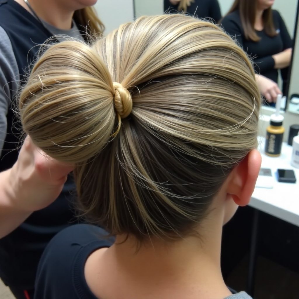 Twisted Crimped Bun