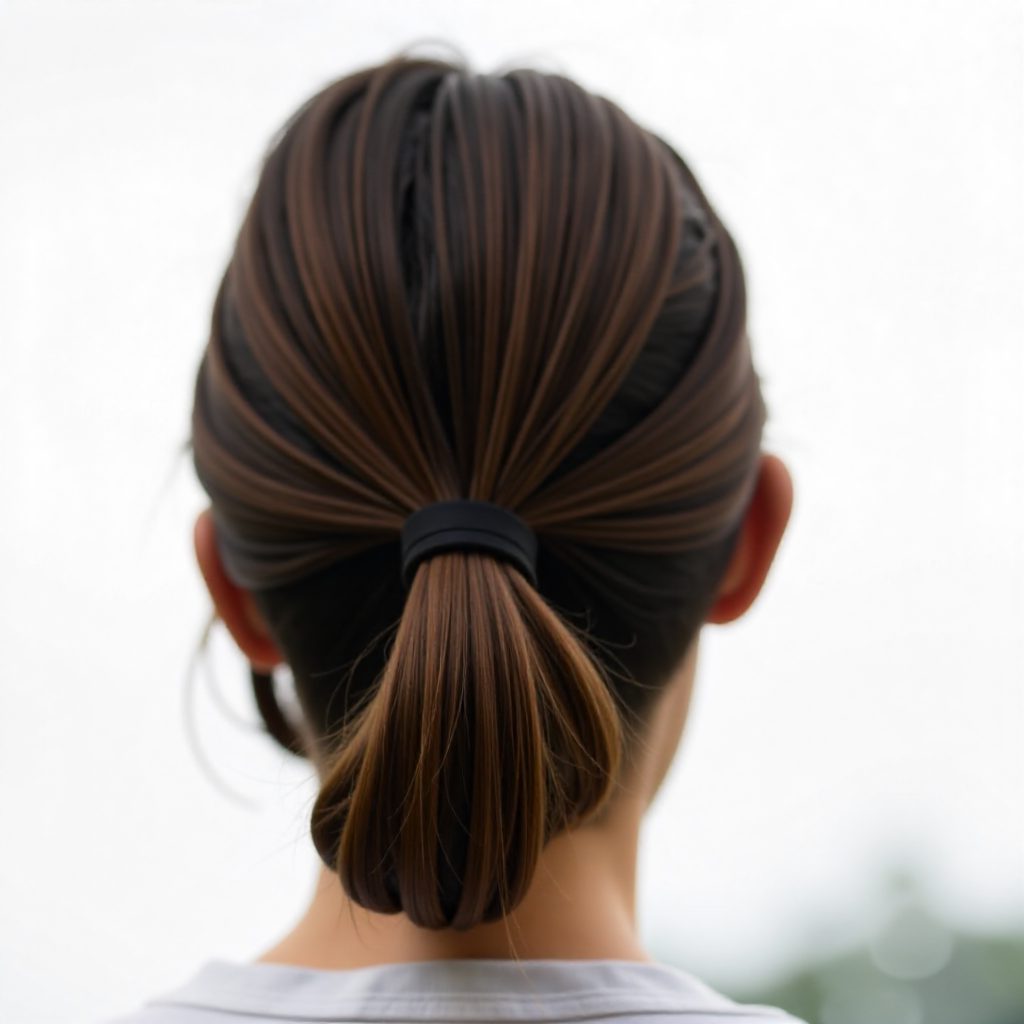 textured loose updo