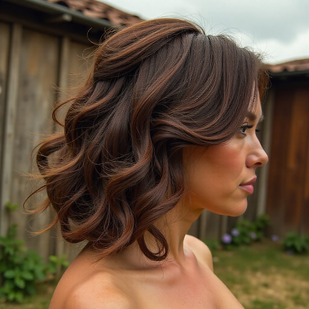 Messy Bun With A Bouffant