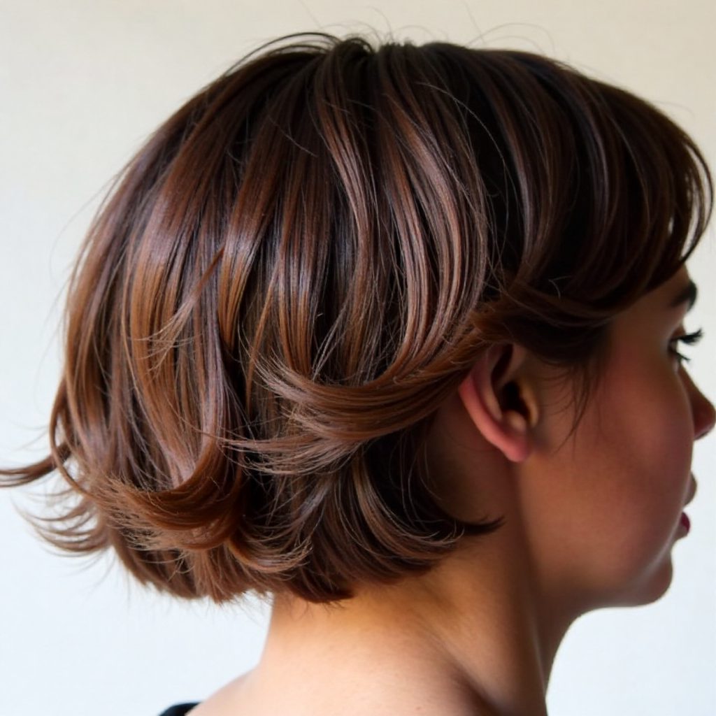 fishtailed bun loose updo