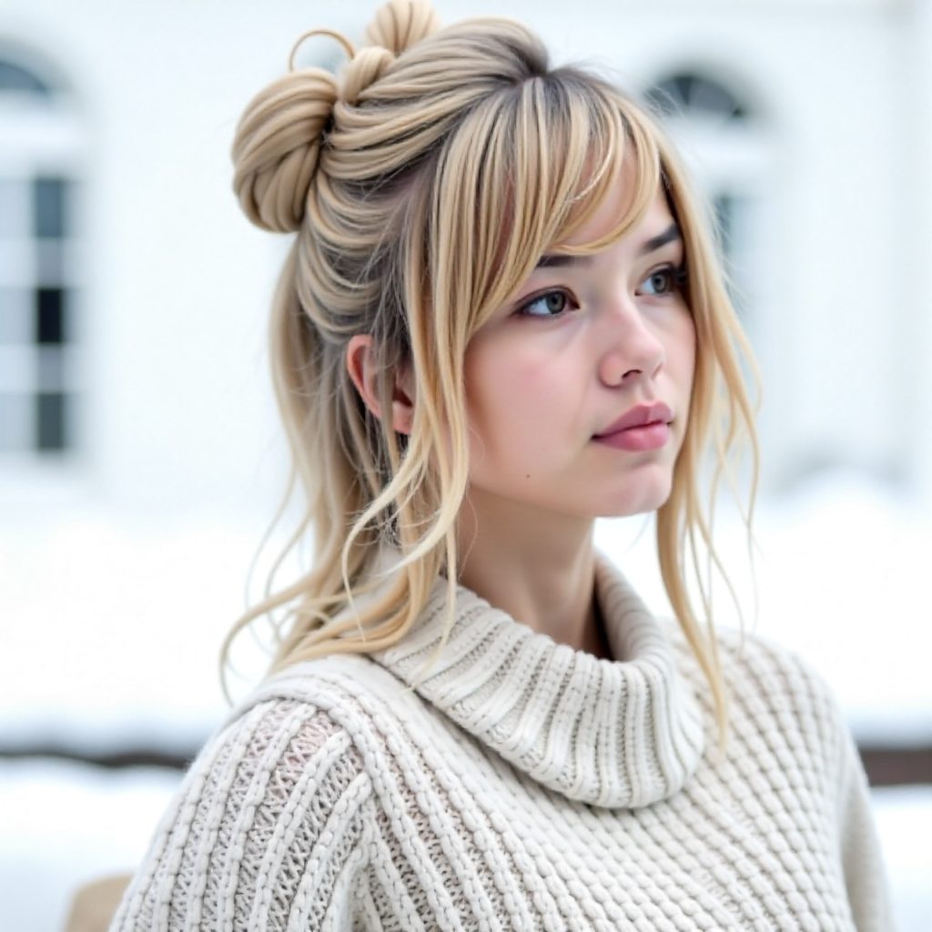 40 Modern Takes on Messy Buns for Daily Wear: lead gallery photo for styling reference