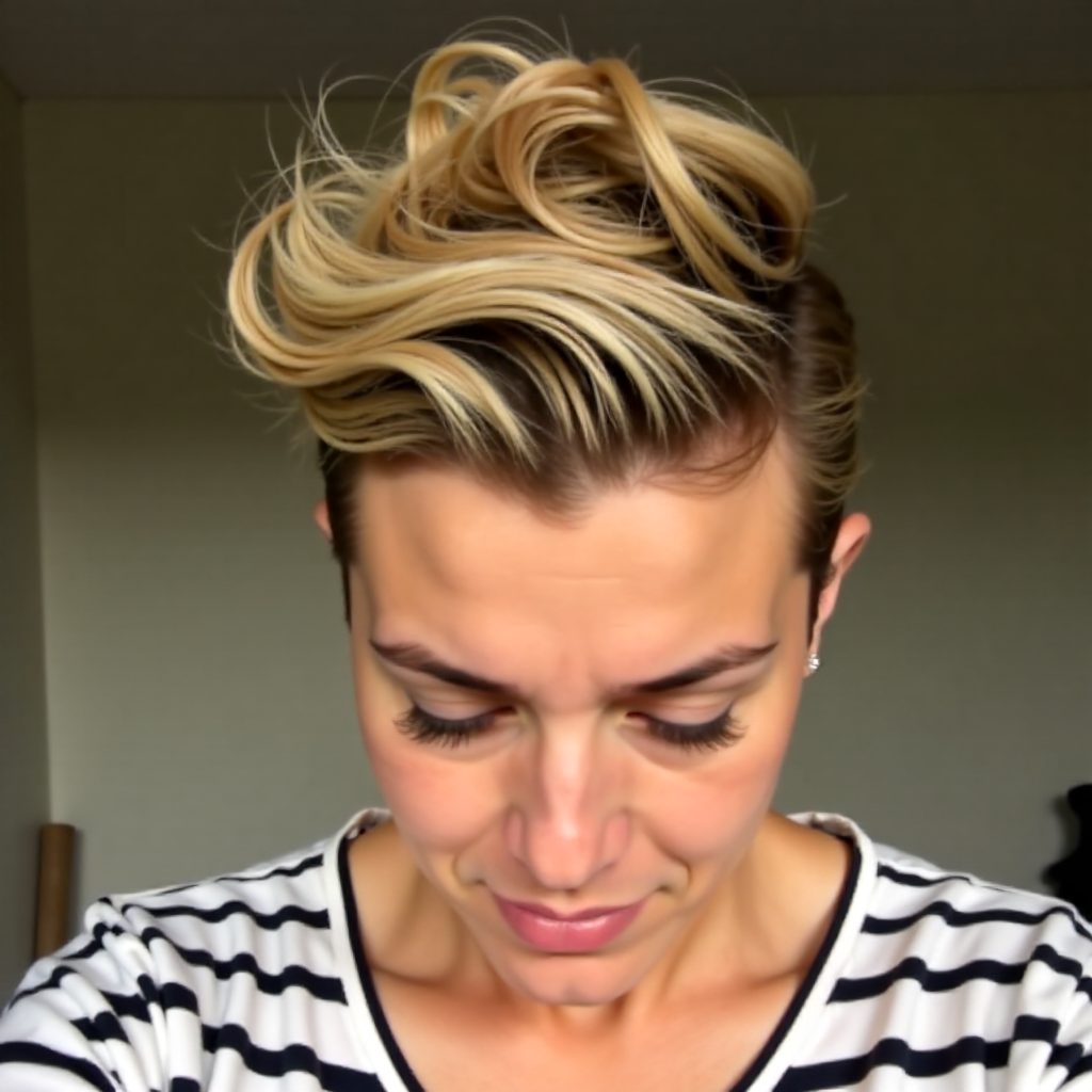 victory rolls vintage updo