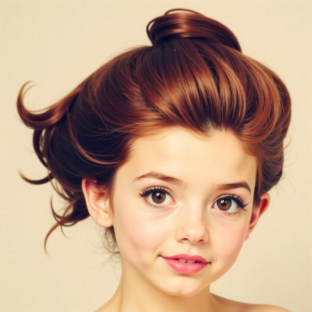 oin up vintage updo