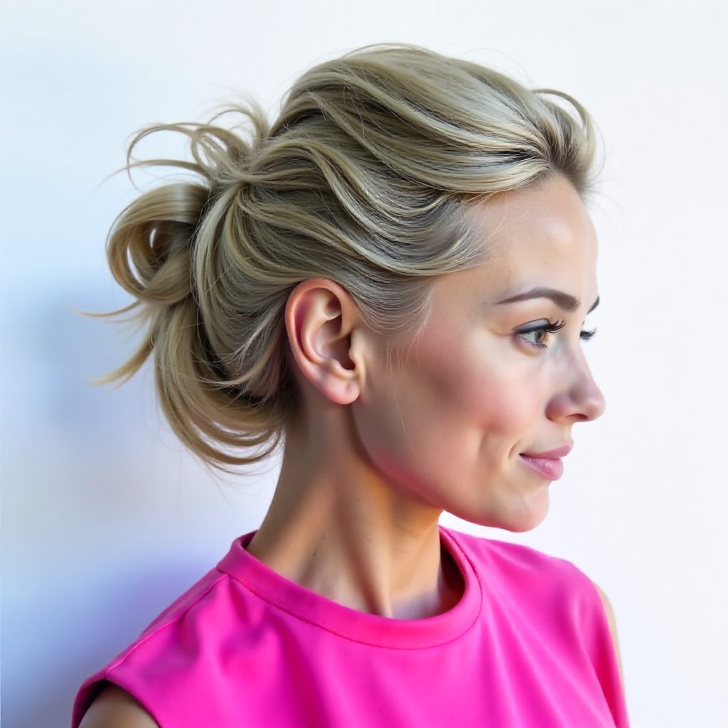 Twisted Bun Formal Updo