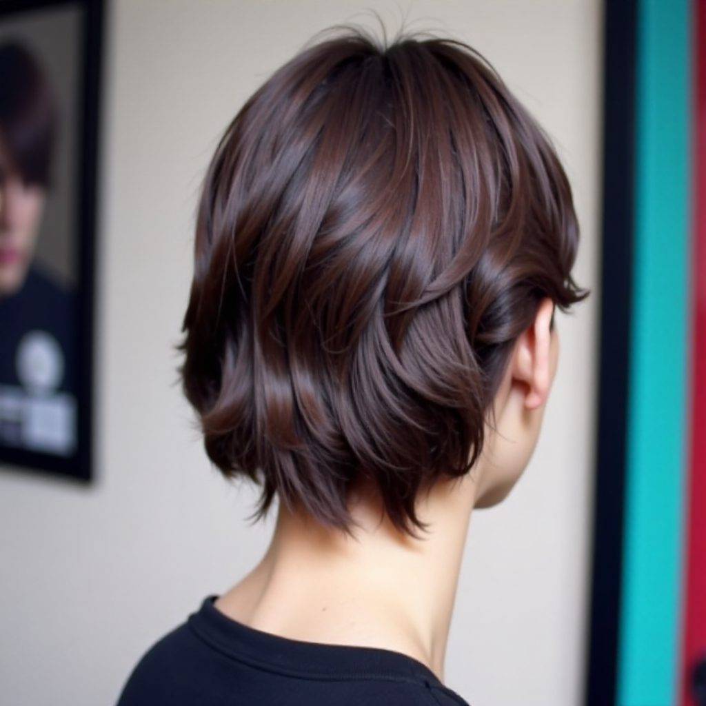 elegant low roll updo