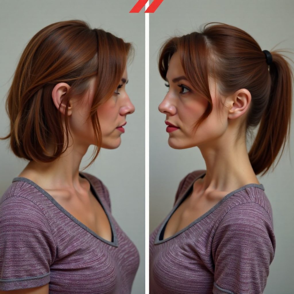 twisted faux hawk updo with fishtail braid