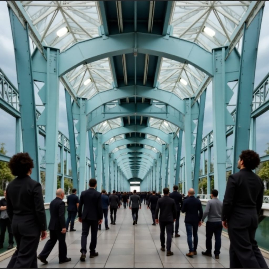 silver to turquoise blue ombre