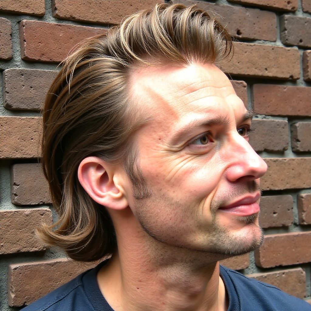 Mullet Haircuts: Party in the Back, Business in the Front: lead gallery photo for styling reference