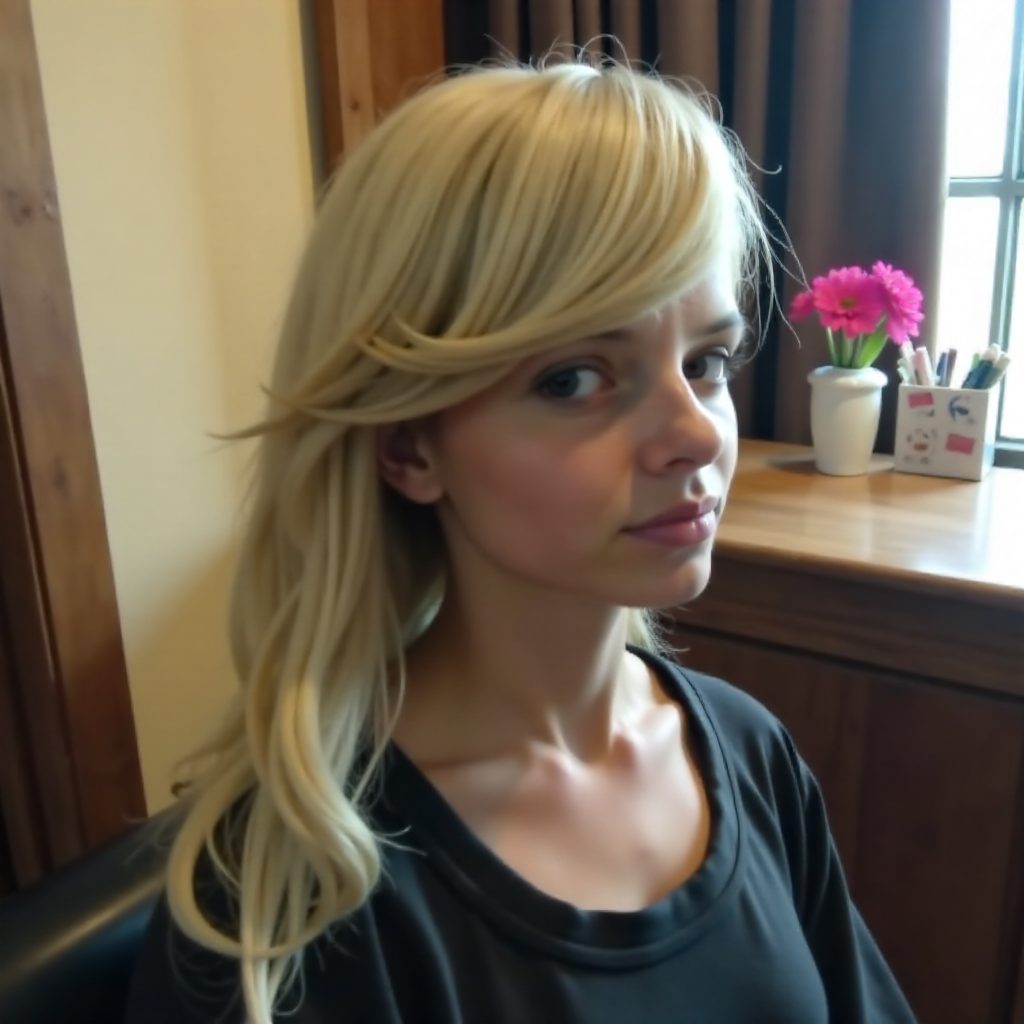 big blonde beehive