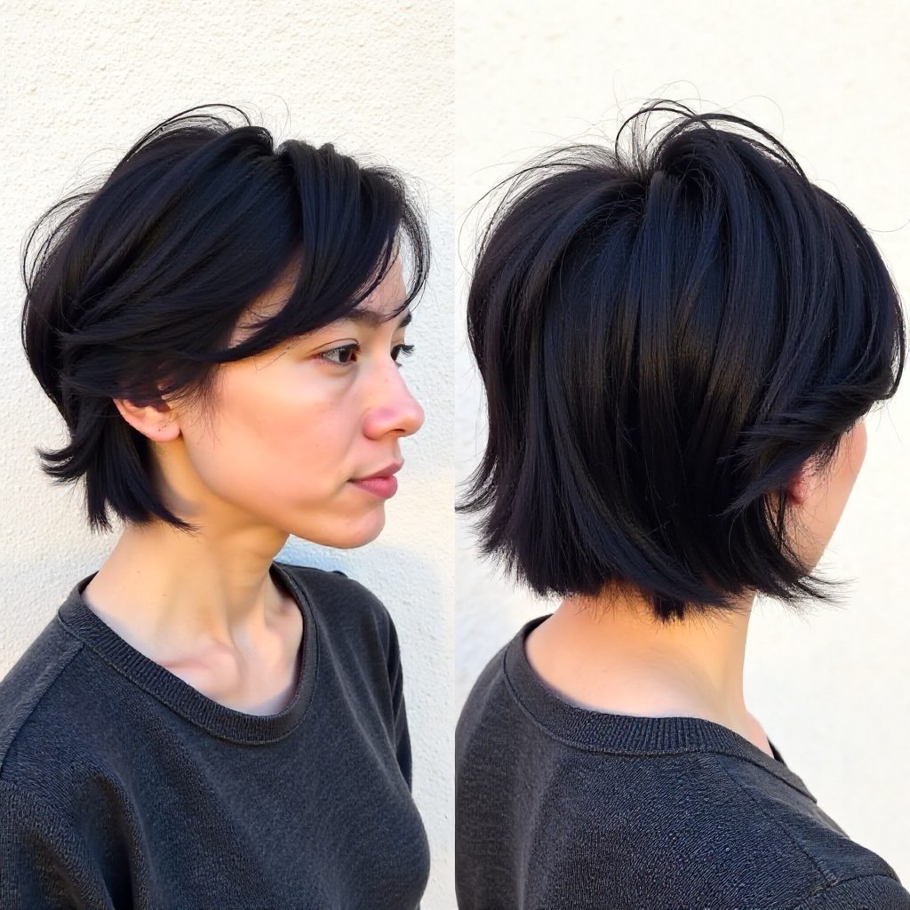 Shaggy Mullet for Wavy Hair