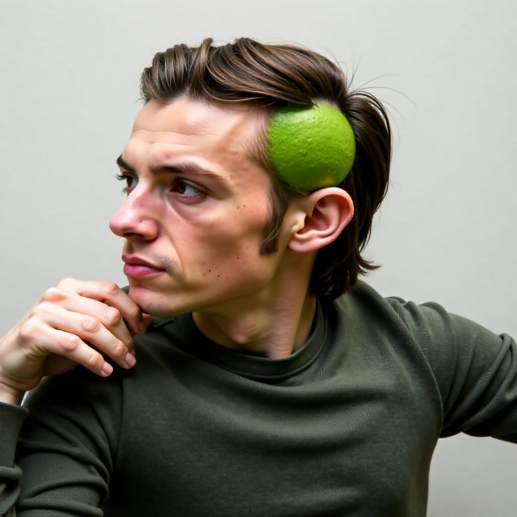 funky mullet hairstyle for men