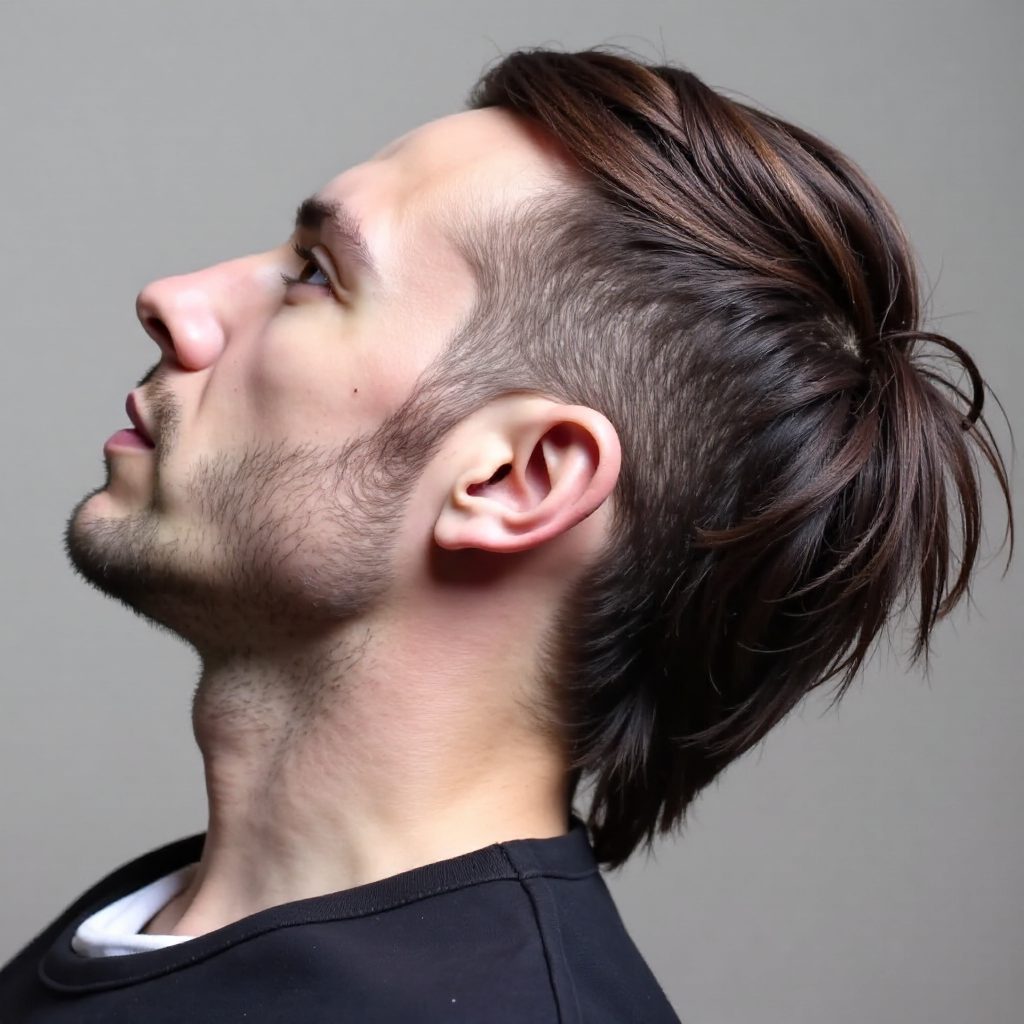 mullet for curly hair