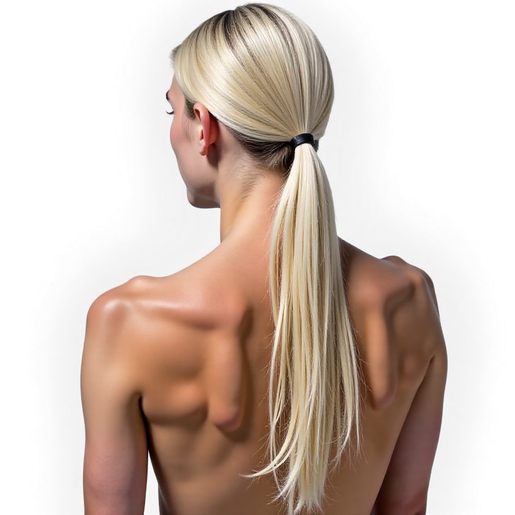 sporty hairstyle with fishtail braid