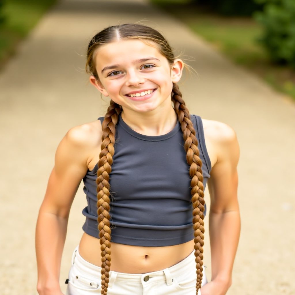 Extra Long Golden Blonde Cornrows