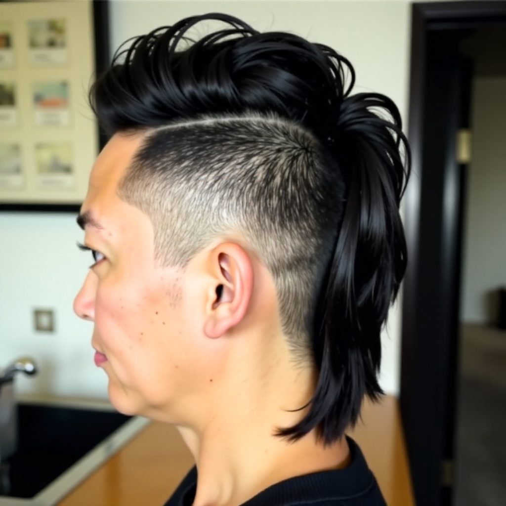 Mohawk for Asian men