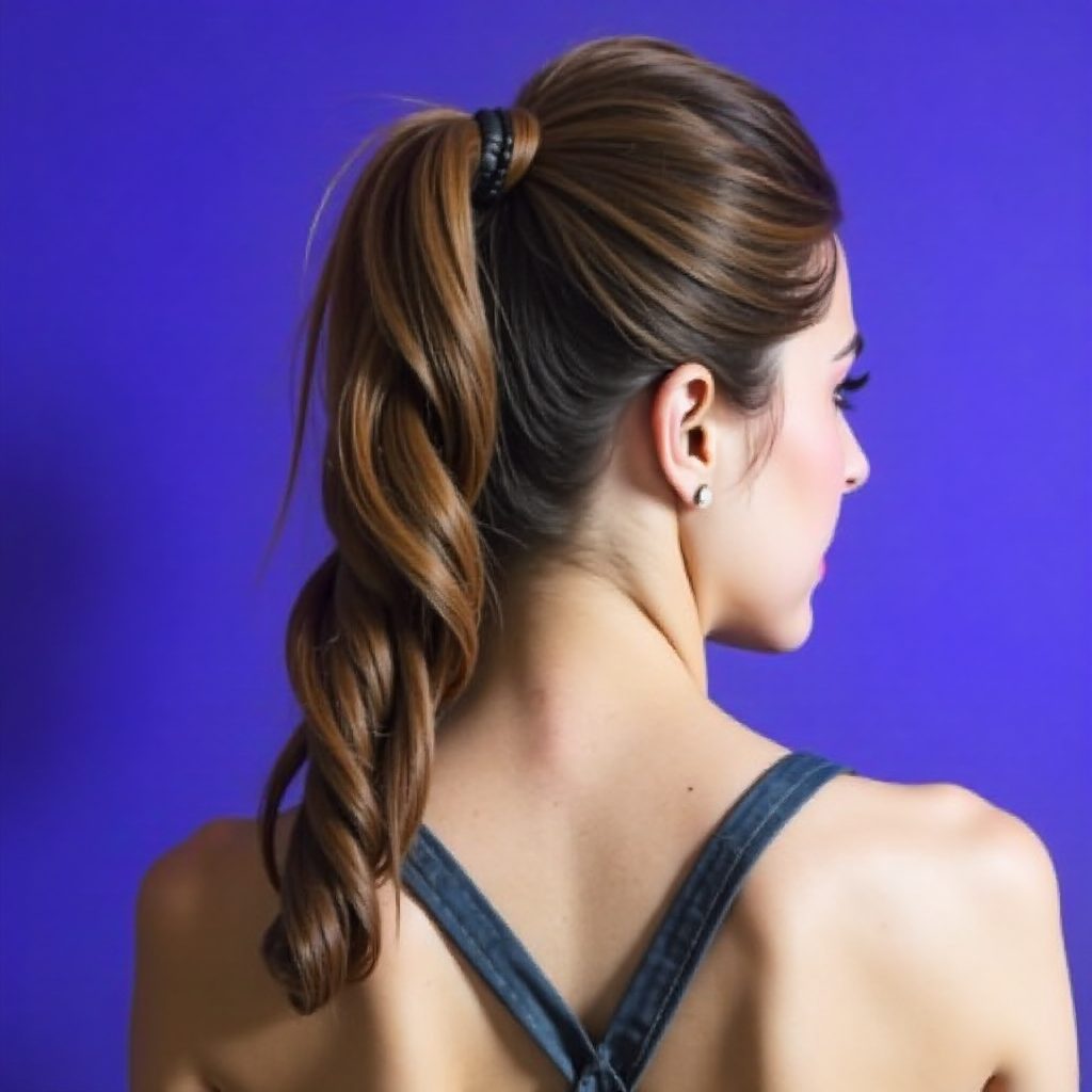 Messy Braided Mohawk