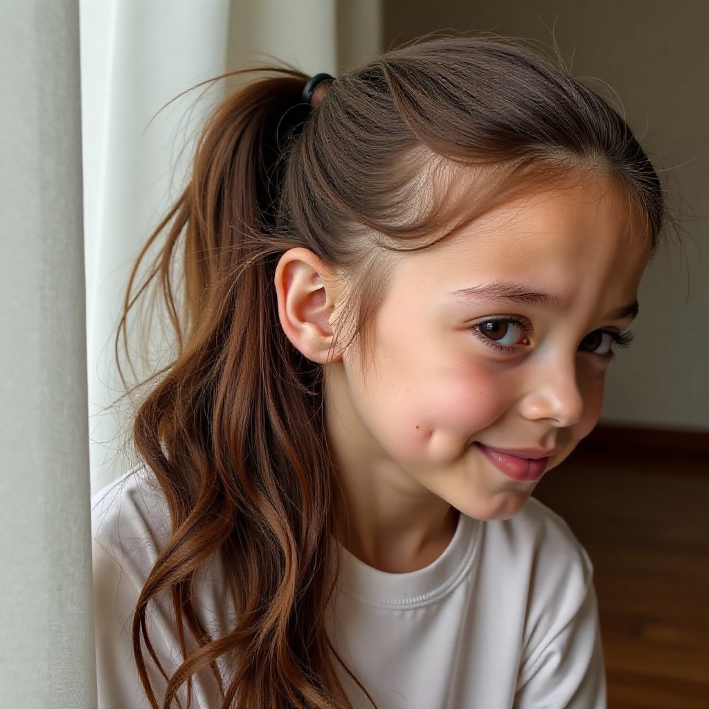 Mohawk Braid with High Ponytail