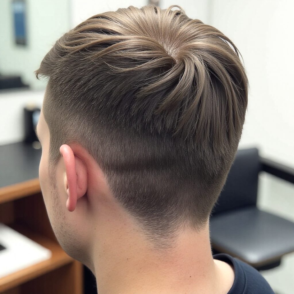 high flat top haircut for black men