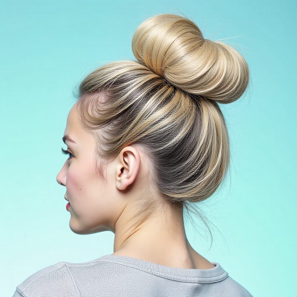 Messy Bun For Gym