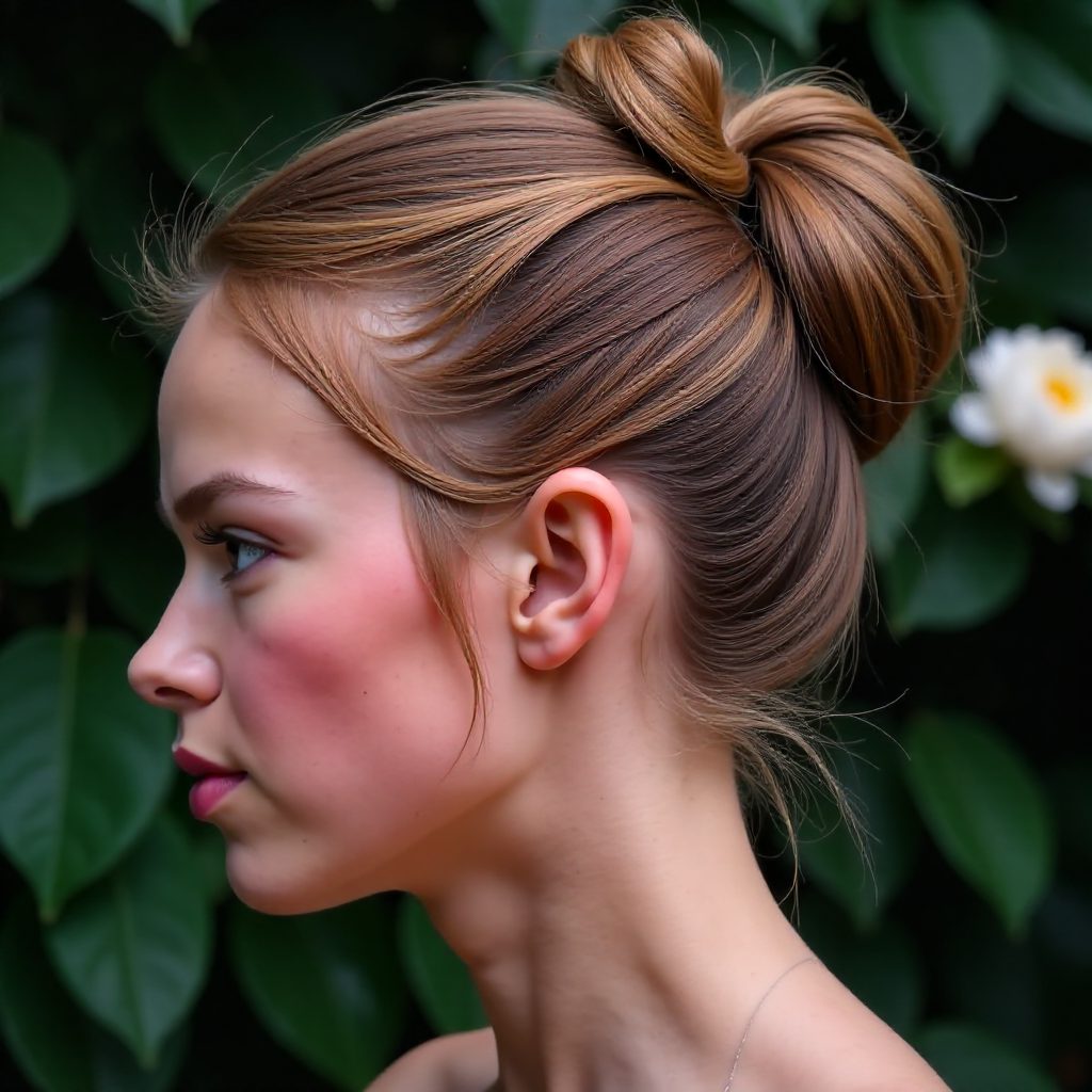 Braided Bun For Long Hair